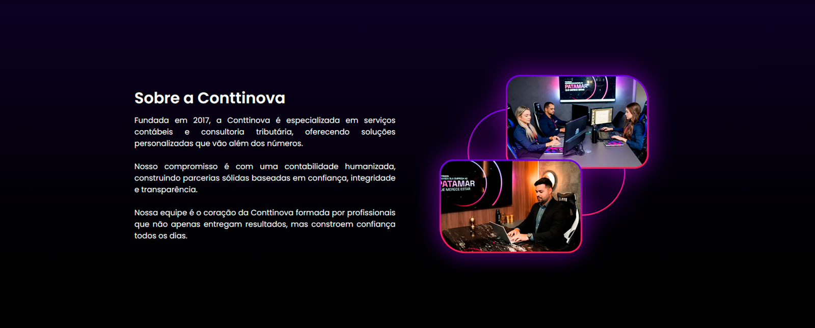 site institucional web design - Conttinova