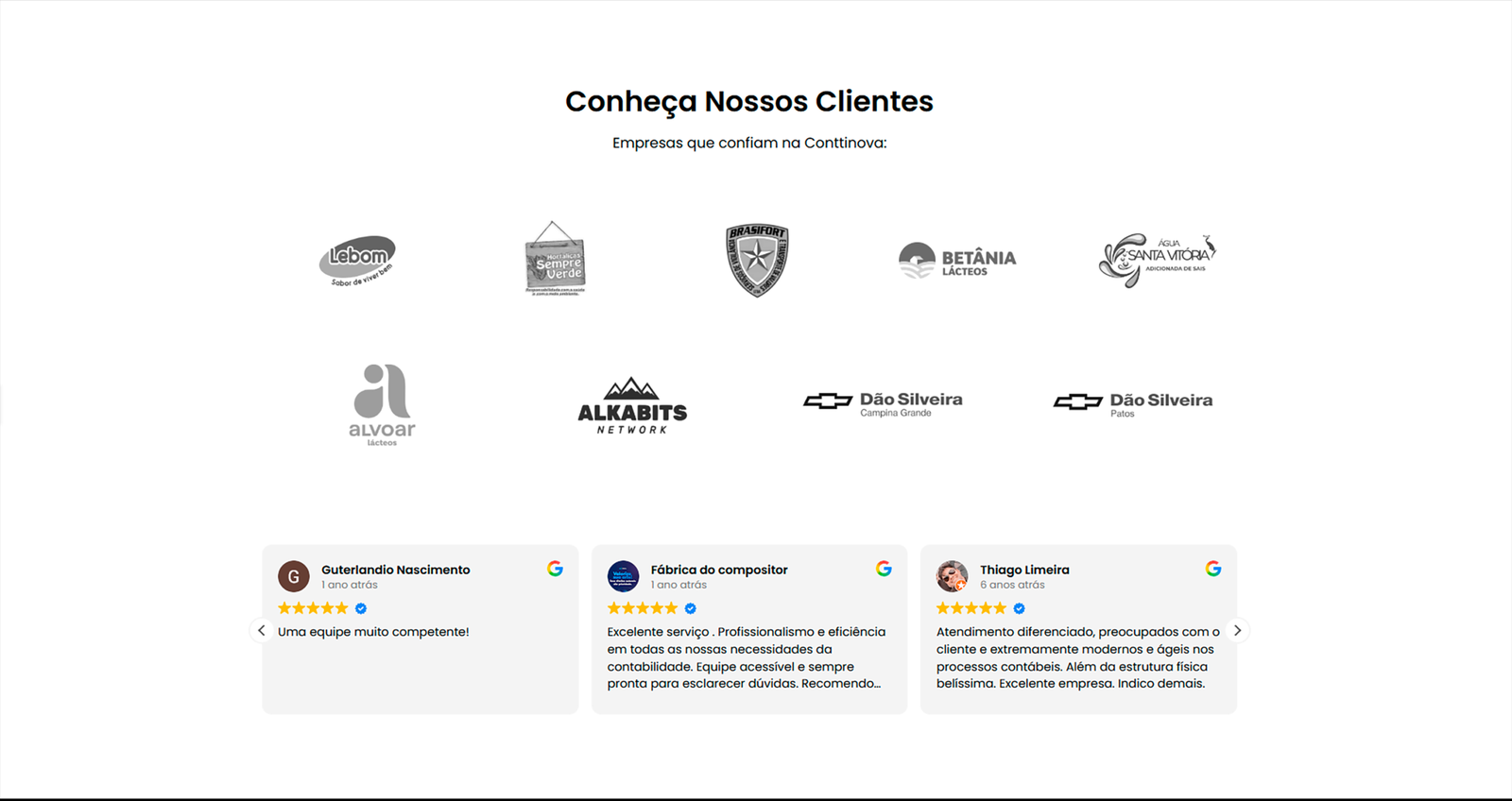 site institucional web design - Conttinova