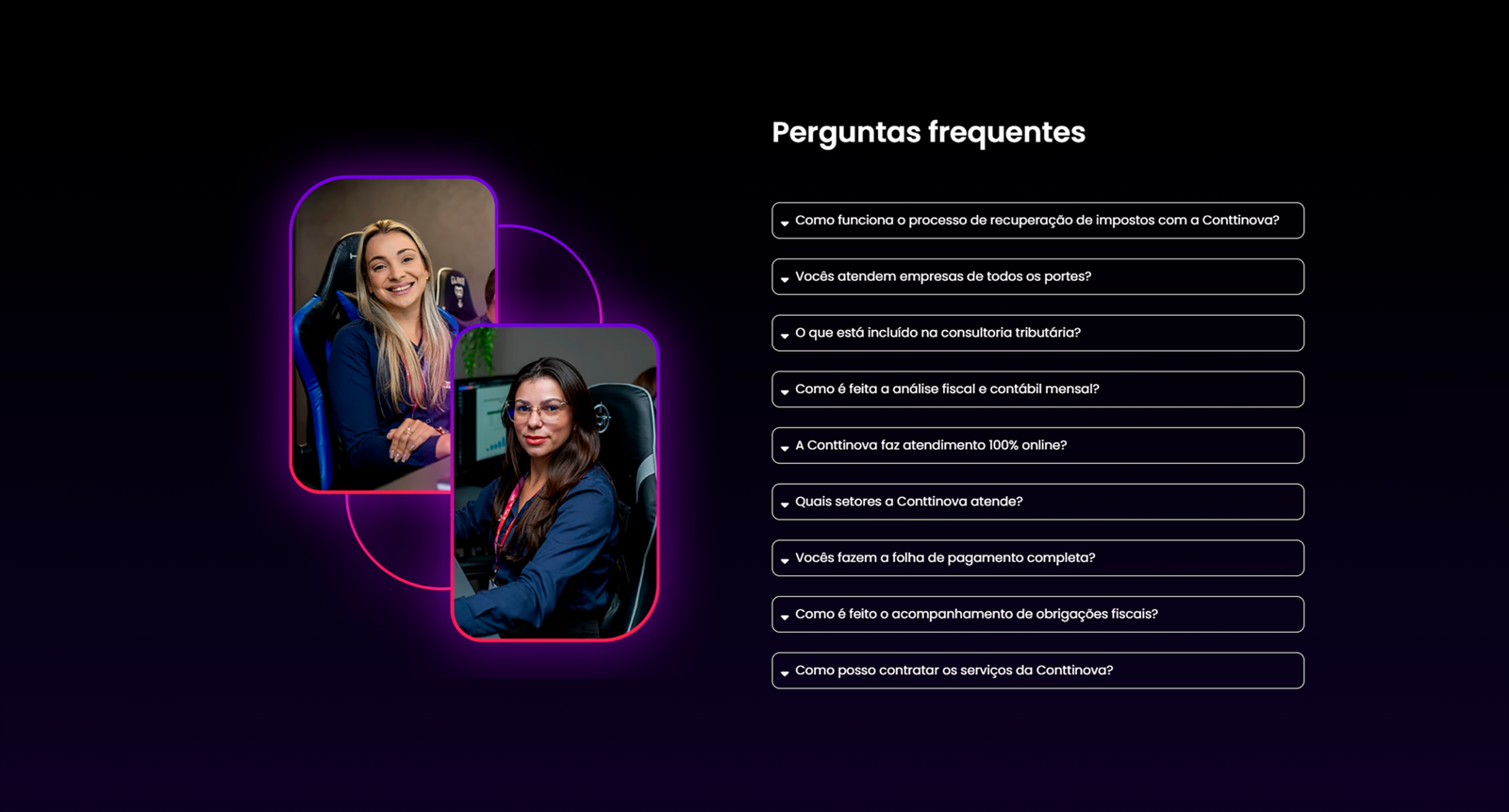 site institucional web design - Conttinova